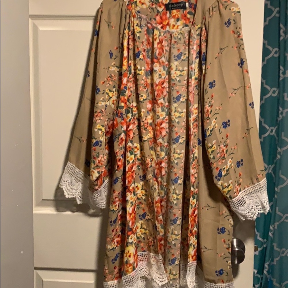 Sheer kimono xxl